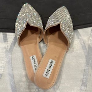 Steve Madden, close toe mule, sparkly